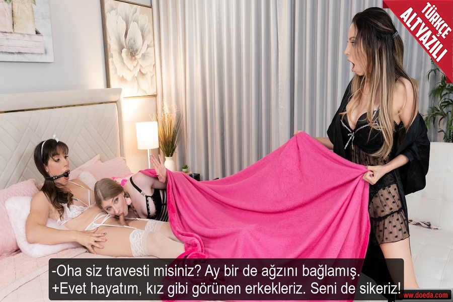 Tıravestiler Birbirlerini Sikiyor Porno